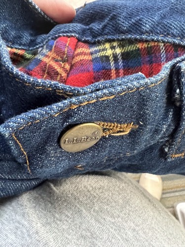 90s vintage llbean ピーコート ダブルボタン 未使用】l.l.bean ピーコート ダブル ロゴボタン ウールジャケット
