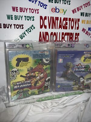Vintage Namco Point Blank 1 And 2 Guncon Sony PlayStation Set Of 2 VGA 85  