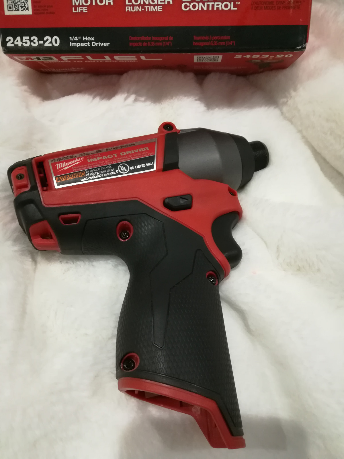 Milwaukee 2453-20 M12 FUEL Li-Ion 1/4 in. Hex Impact Driver New BARE TOOL