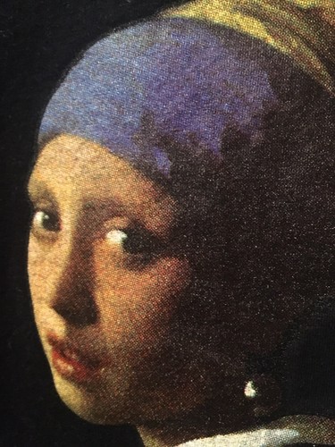 Girl With A Pearl Earring World Tour 2012-2014 Painting  Tee Shirt Medium Black