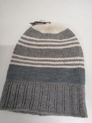NWT PISTIL Women's Wool Knit grey  striped #6a3b
