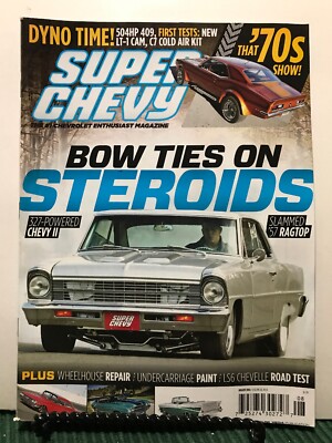 Super Chevy Bow Ties On Steroids Dyno Time 70s Show August 2014 FREE SHIPPING JB