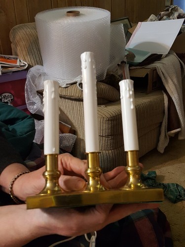 NEW, (4),  Kurt Adler, Triple Electric Candles, $80.00 Retail