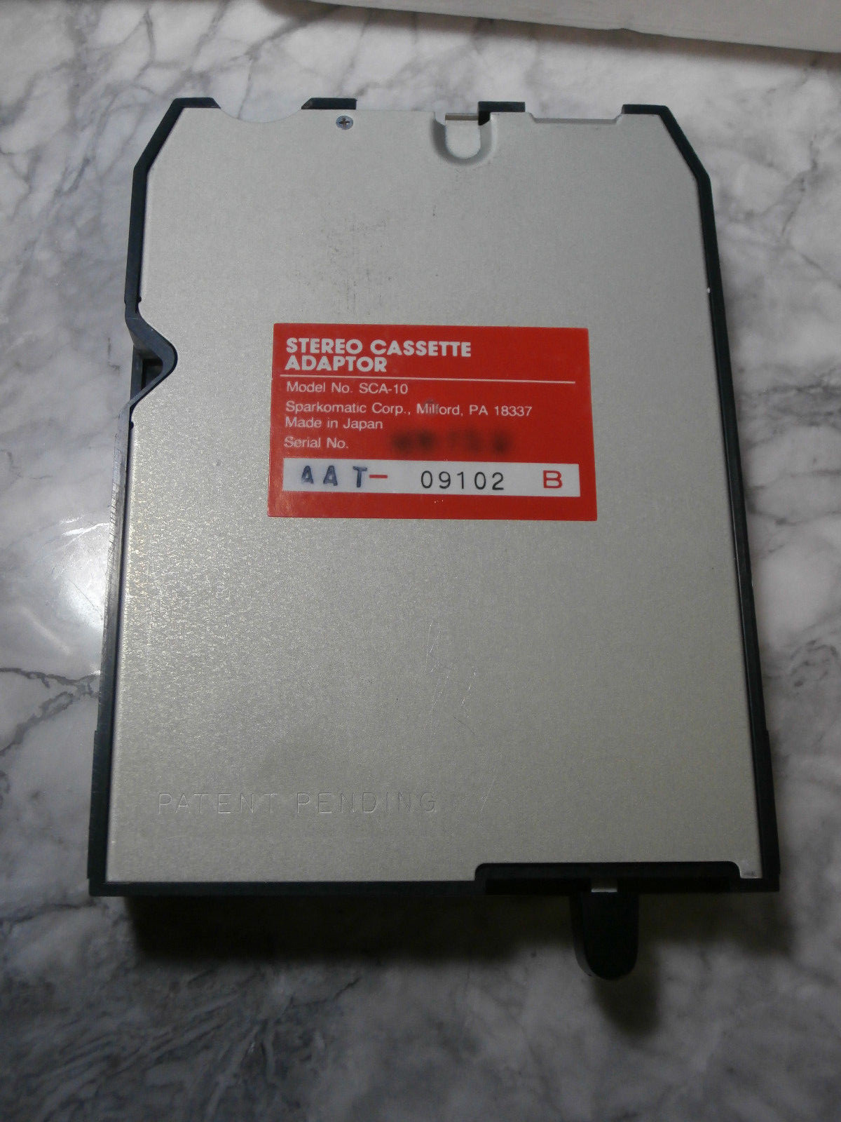 Vintage Sparkomatic Stereo Cassette Adaptor 8 Track To Cassette SCA10 In Box