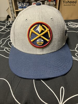 Denver Nuggets NBA Fitted New Era Hat 7 5/8   
