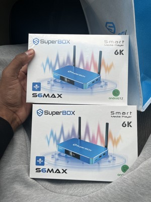 2x  2025 SuperBox S6Max 6K MediaPlayer SmartBox