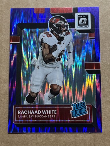 Rachaad White 2022 Donruss Optic Rated Rookie Purple Shock