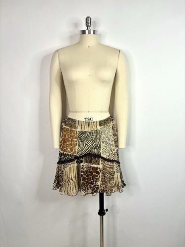 美品★MOSCHINO CHEAP AND CHIC★アニマルプリントスカート 美品☆MOSCHINO CHEAP AND CHIC☆アニマルプリントスカート