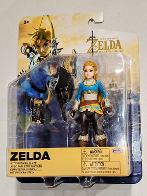 The Legend of Zelda Breath of the Wild Zelda 4in Action Figure W/Sheikah Slate