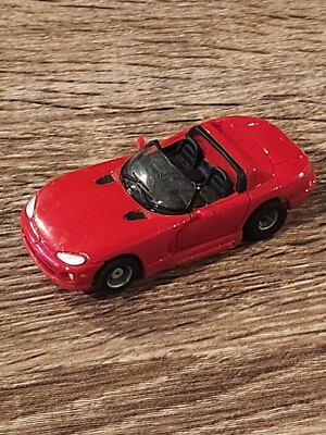 Tyco Dodge Viper 440 Convertible Roadster Red Slot Car Tested Runs