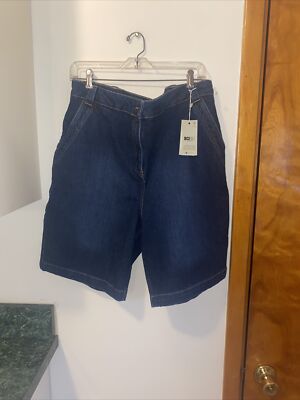 Boden Shorts Size 12 Blue Jean Denim Shorts R0112 DVN British Style Women s