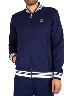 

Мужская спортивная куртка Fila Settanta 2, синяя, Синий, S22MH050-410