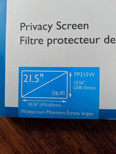 KENSINGTON TECHNOLOGY PRIVACY SCREEN 21.5