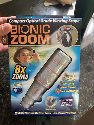 Bionic Zoom - Compact Optical Grade Viewing Scope, 8x Zoom - As Seen on TV