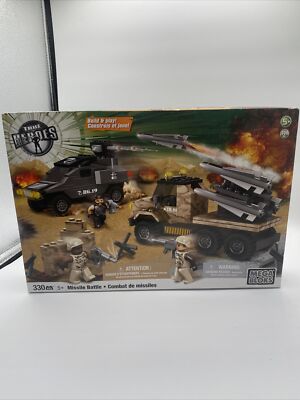 Mega Bloks True Heroes Missile Battle 2011  Sealed Box