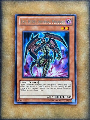 Yugioh Evil HERO Infernal Prodigy LCGX-EN031 Rare NM