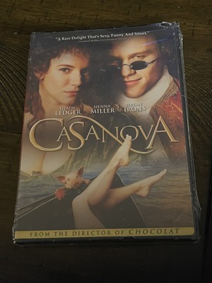 Casanova Movie DVD, Heath Ledger, Sienna Miller, Jeremy Irons, 2006