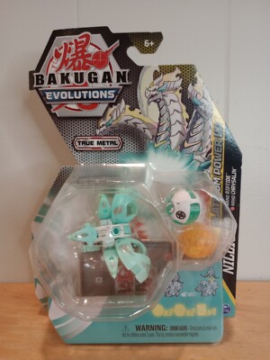 BAKUGAN Evolutions NILLIOUS Nano Riptide Nano Chrysalin Platinum Powered Up Pack