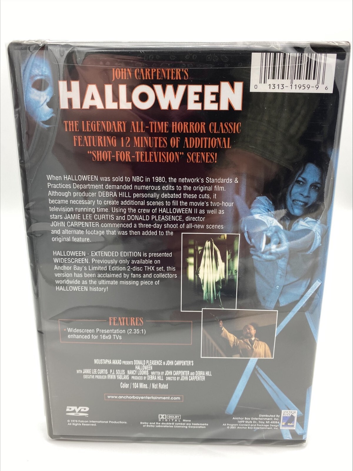 Halloween (DVD, 2001, Special Extended Edition Includes