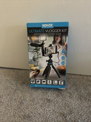 Bower Ultimate Vlogger Kit Smartphone Vlogging Setup (WA-VLEKIT2)  Open Box READ