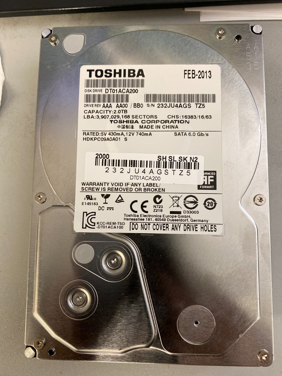 シャープ交換・増量用2TB・HDD BD-T560,T1800,T2500等 【公式通販】