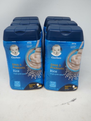 gerber probiotic oatmeal peach apple cereal