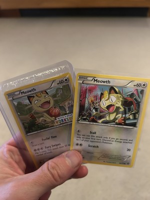 Build a Bear Pokemon Card Meowth Promo Trading Card TCG