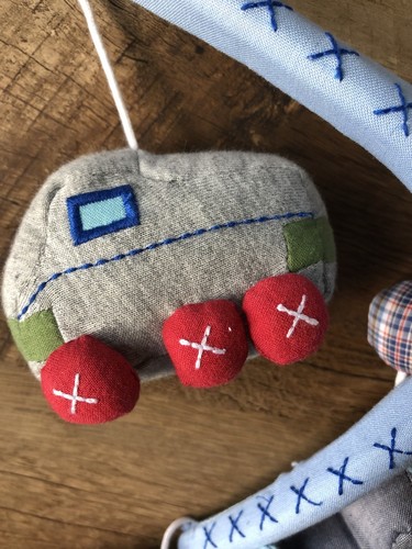 Pottery Barn Kids Transportation Baby Crib Mobile Musical