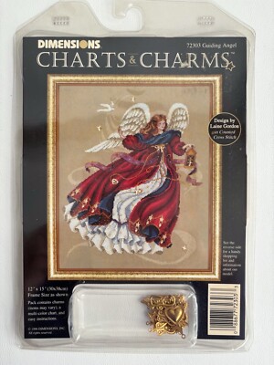 Dimensions Charts & Charms Guiding Angel Himsworth 72303 Christmas Cross Stitch