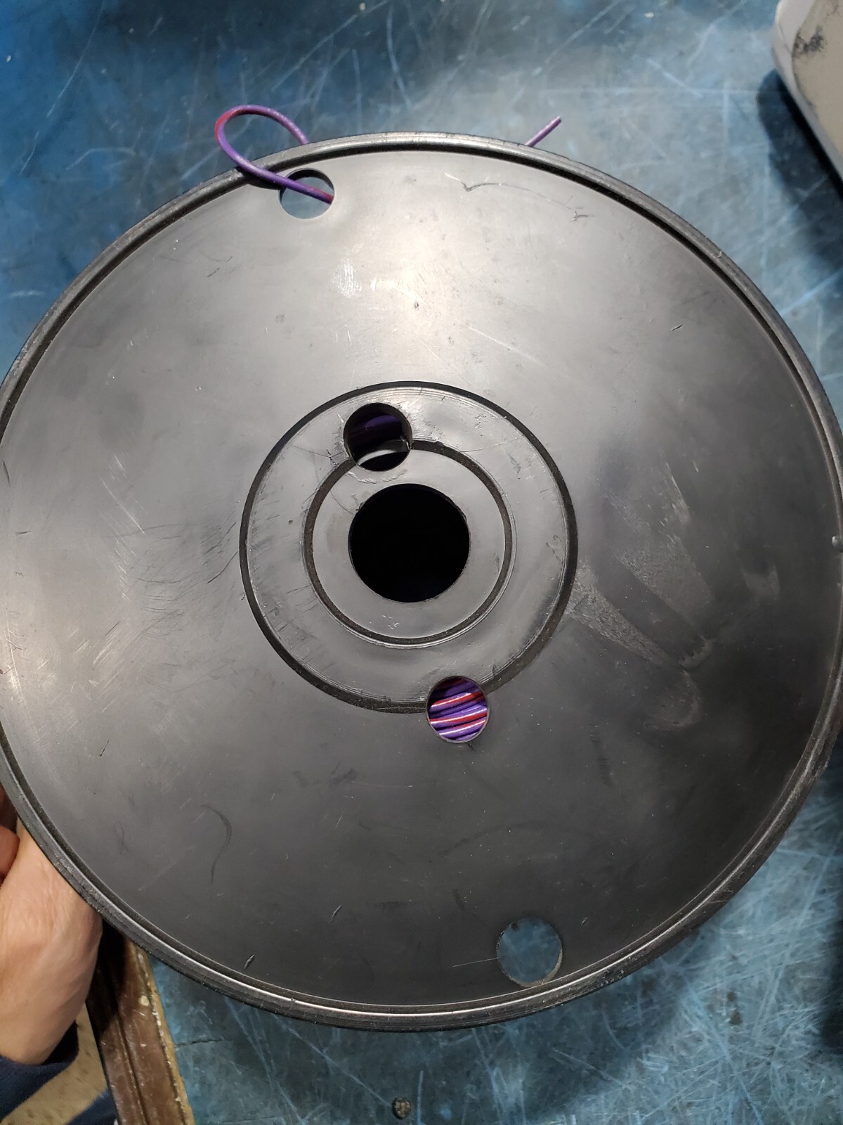 Striped Wire 20 AWG Gauge 650FT Car Boat Marine Tinned Copper Violet/Red