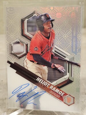 2018 Bowman High Tek Prospect Auto - Heliot Ramos