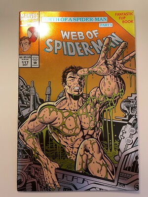 WEB of SPIDER-MAN # 117 FINE 1994 Metallic cover