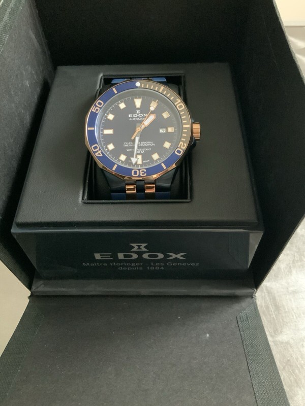 Montre Edox Self-Induction Automatique Diver