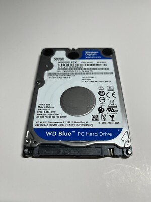 WD5000LPCX-24VHATO : WESTERN DIGITAL 500 GB HARD DRIVE