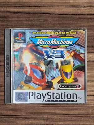PlayStation - PS★MICRO MACHINES V3 海外版 PAL Micro Machines V3 PlayStation | Classic Racing Fun | Used