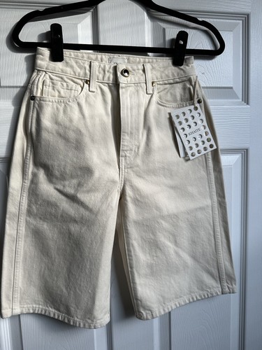 Pre-owned Khaite Mitch Short In Cream In White
