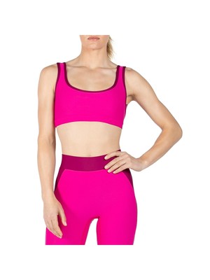 HEROINE SPORT Intimates Розовый спортивный бюстгальтер в рубчик M