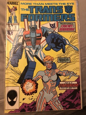 ''THE TRANSFORMERS'' Issue # 9 (Oct, 1985, Marvel Comics) CIRCUIT-BREAKER