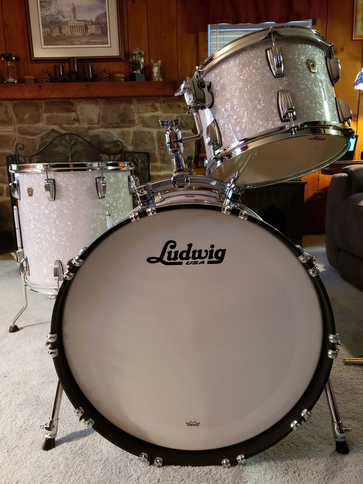 NEW Ludwig Atlas Arch Rail Mount Tom Holder LAC2983MT eBay