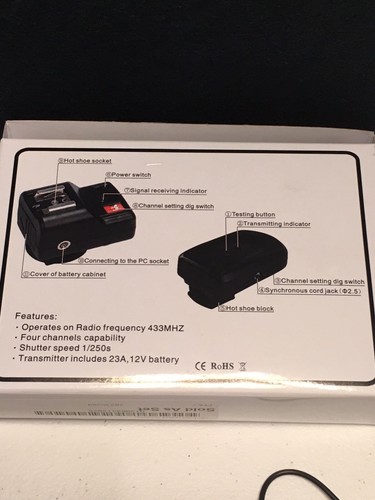 CowboyStudio NPT-04 2 Channel Wireless Trigger for External Speelights