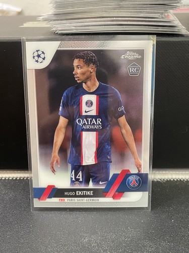ひ*ろ様 Topps Chrome EKITIKE auto サインROOKIE 2022-23 Topps Chrome Hugo Ekitike Rookie RC Autograph