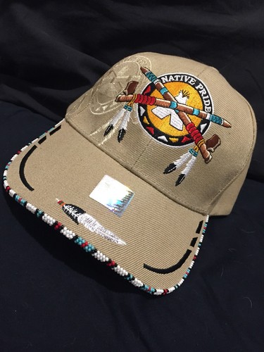native american beaded baseball caps