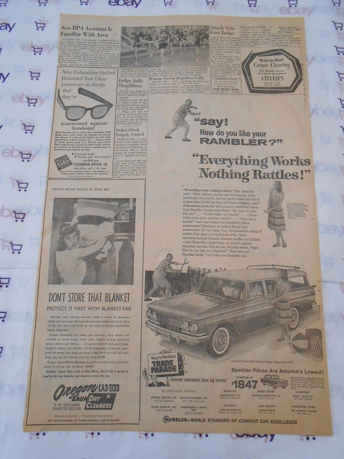 THE OREGON JOURNAL - OLYMPIA BEER 