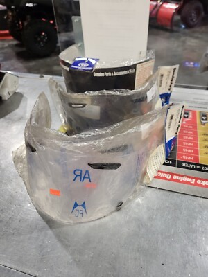 Arai Replacement Faceshields, CLEAR/SILVER MIRROR, Like New