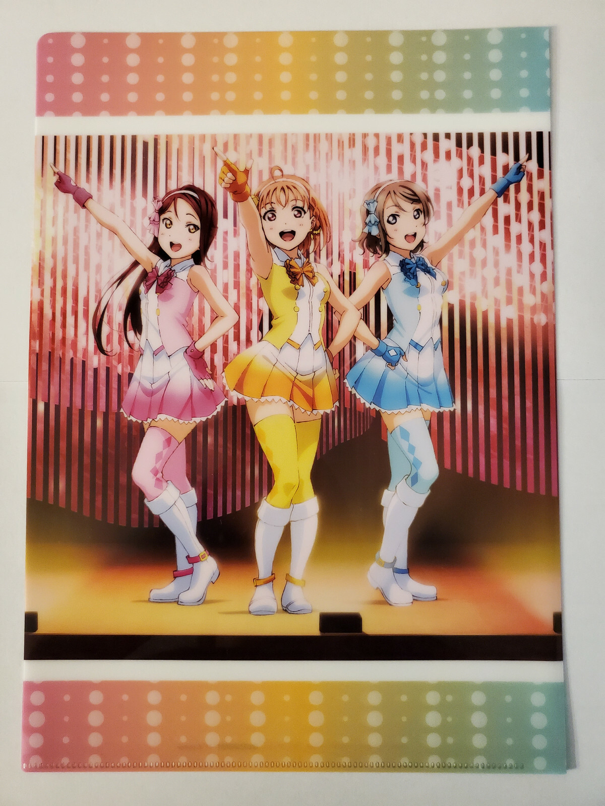 Love Live! Sunshine Clear File Folder - Chika, You, and Riko Love Live! Sunshine Clear File Folder - Chika, You, and Riko