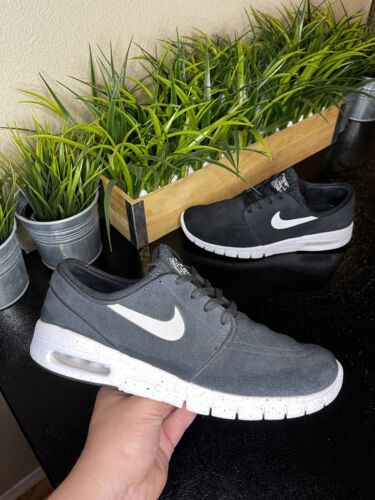 Nike SB Stefan Janoski Max Leather Black White 685299-002 Nike SB Stefan Janoski Max Leather Black White 685299-002