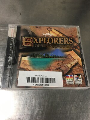 Explorers of the New World Mac+PC CD SoftKey  PC & Apple Computer Game Video