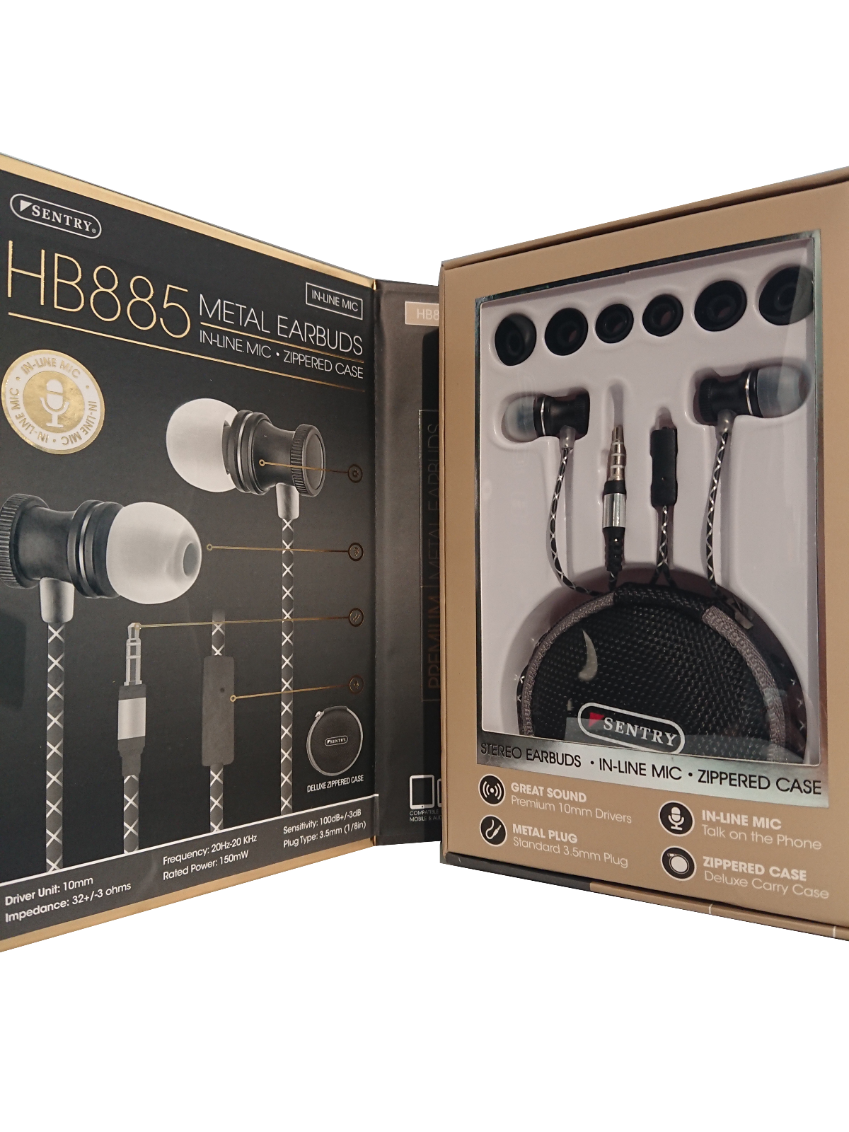 pugs earbuds with inline mic