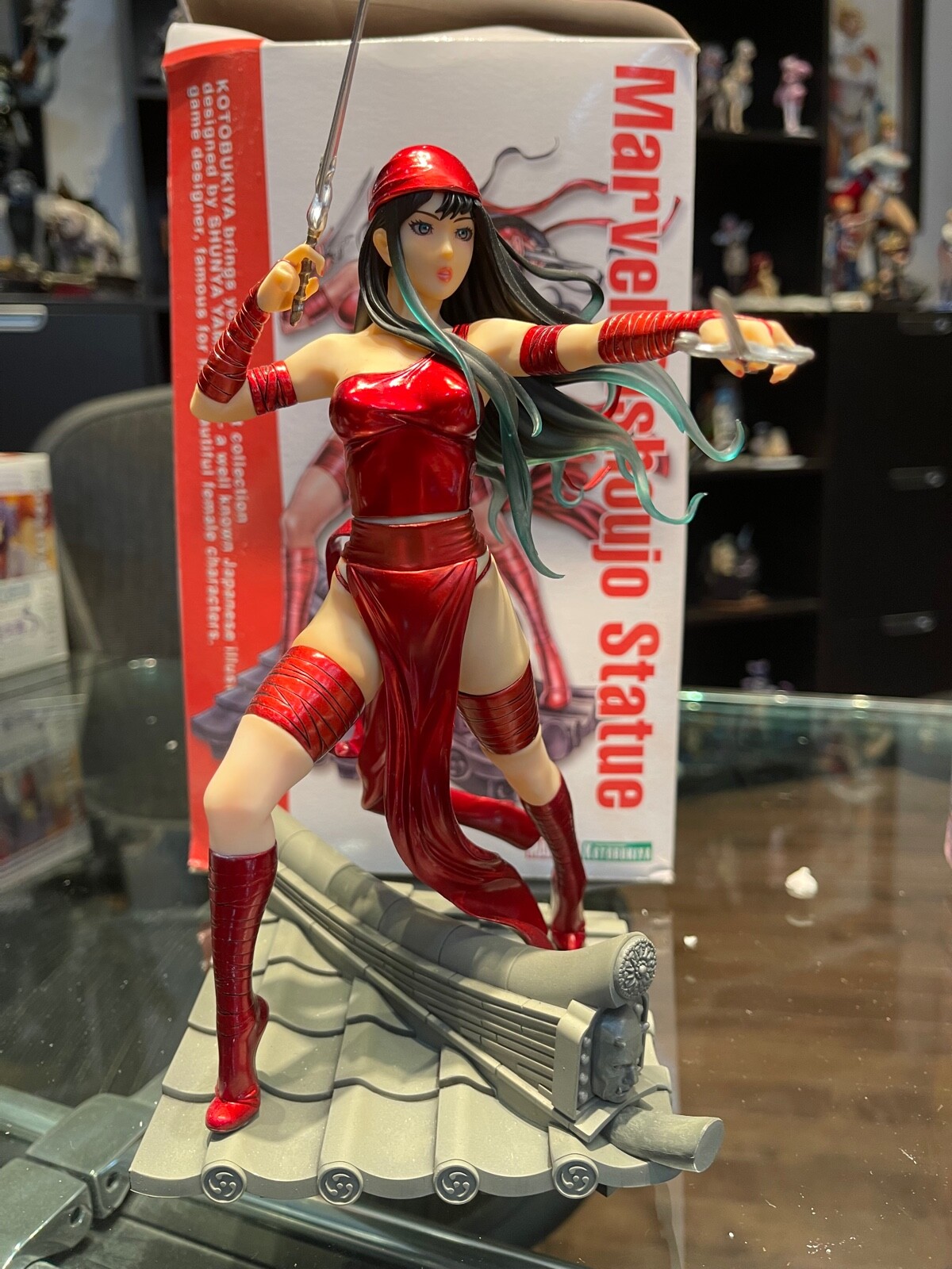 ELEKTRA STATUE KOTOBUKIYA MARVEL BISHOUJO 1:7 PVC | eBay