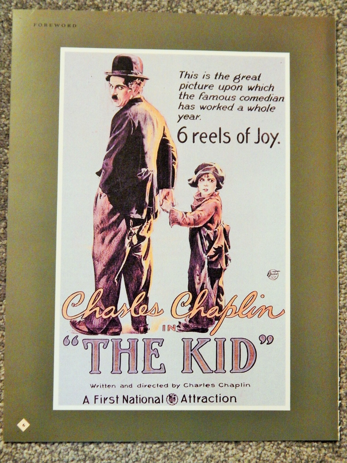 THE KID (CHARLIE CHAPLIN) MOVIE POSTER (1992 reprint)/ | eBay